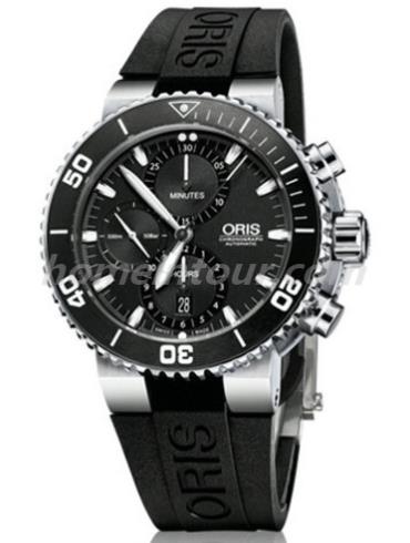 豪利时01_774_7655_4154-07_4_26_34EB男表潜水系列-黑色表带/表径46mm