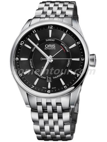 豪利时01_755_7691_4054-07_8_21_80男表文化系列-银色表带/表径42mm