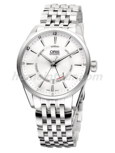 豪利时01_755_7691_4051-07_8_21_80男表文化系列-银色表带/表径42mm