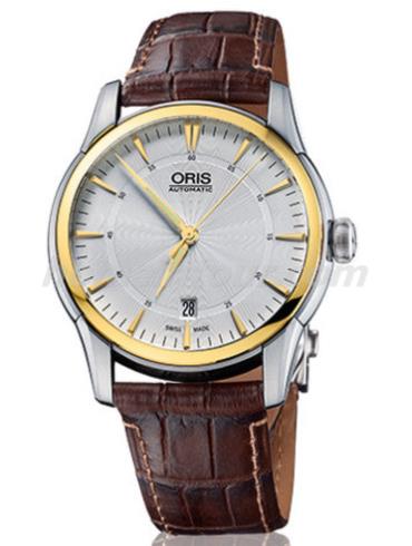 豪利时01_733_7670_4351-07_5_21_70FC男表文化系列-棕色表带/表径40mm