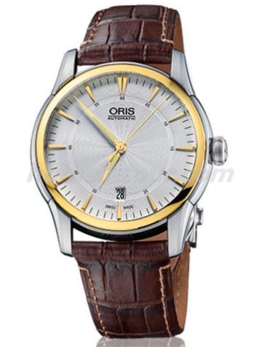 豪利时01_733_7670_4351-07_1_21_73FC男表文化系列-棕色表带/表径40mm