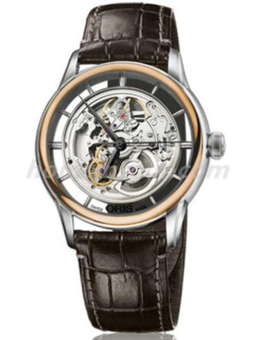 豪利时01_734_7684_6351-07_1_21_73FC男表文化系列-棕色表带/表径40.5mm