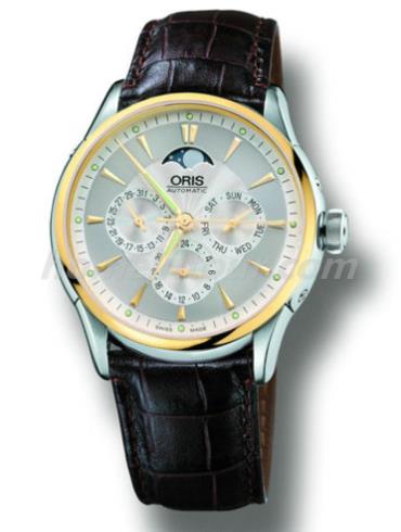 豪利时581_7592_43_51_LS-1男表文化系列-黑色表带/表径40mm