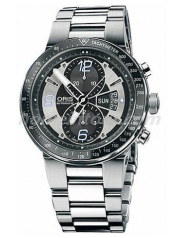 豪利时679.7614.4174MB男表运动系列-银色表带/表径45mm