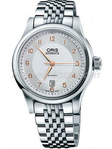 豪利时733.7594.4061MB男表文化系列-银色表带/表径42mm