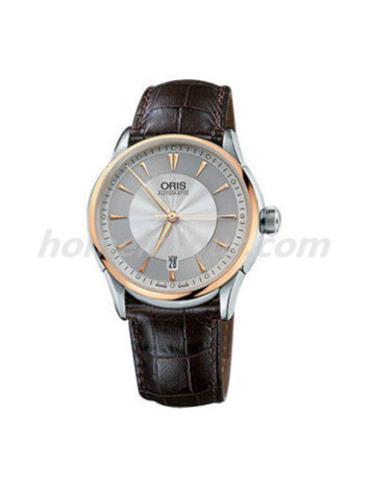 豪利时733.7591.6351LS男表文化系列-深棕色表带/表径40mm