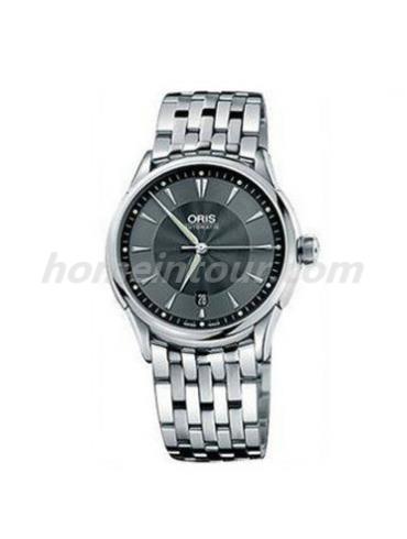 豪利时733.7591.4054MB男表文化系列-银色表带/表径40mm