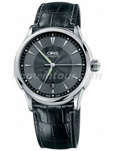 豪利时733.7591.4054LS男表文化系列-黑色表带/表径40mm