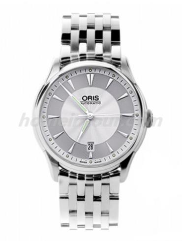 豪利时733.7591.4051MB男表文化系列-银色表带/表径40mm