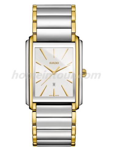 雷达R20996103男表精密陶瓷系列-间金色表带/表径31.1x41.1mm