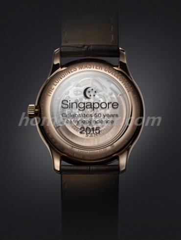 浪琴L2.631.8.75.3男表名匠系列-棕色表带/表径38.5mm