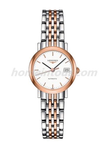 浪琴L4.309.5.12.7女表博雅系列-间金色表带/表径25.5mm