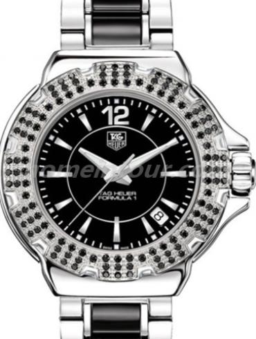 豪雅WAH1216.BA0859女表FORMULA 1系列-白色表带/表径37mm