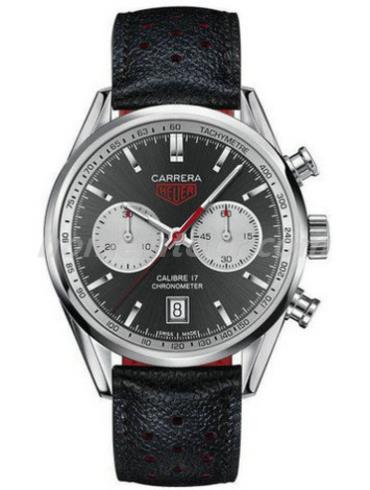 豪雅CV5110.FC6310男表卡莱拉Carrera系列-黑色表带/表径41mm