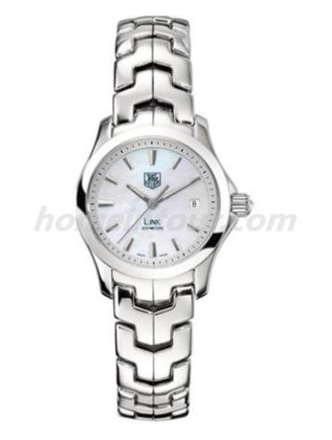 豪雅WJF1410.BA0585女表林肯Link系列-银色表带/表径24mm