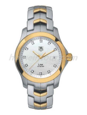 豪雅WJF1153.BB0579男表林肯Link系列-间金色表带/表径39mm