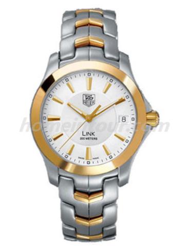 豪雅WJF1152.BB0579男表林肯Link系列-间金色表带/表径39mm