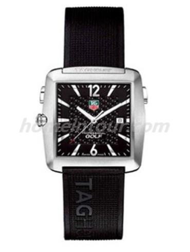 豪雅WAE1111.FT6004男表专业运动系列-黑色表带/表径37.5x36.7mm