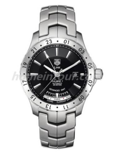 豪雅WJ2010.BA0591男表林肯Link系列-银色表带/表径42mm