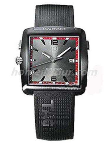 豪雅WAE1115.FT6004男表专业运动系列-黑色表带/表径37.5mm