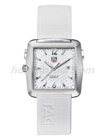 豪雅WAE1112.FT6008男表专业运动系列-白色表带/表径37.5mm