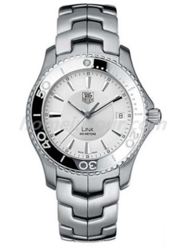 豪雅WJ1111.BA0570男表林肯Link系列-银色表带/表径39mm