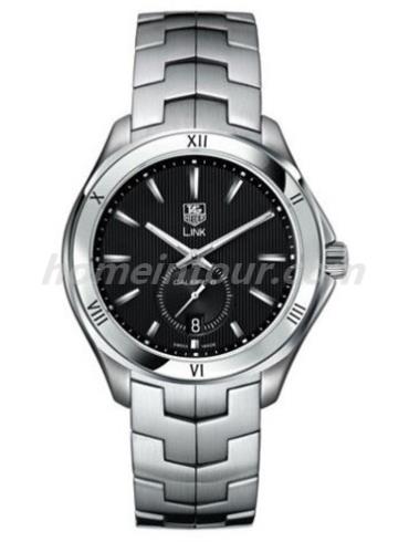 豪雅WAT2112.BA0950男表林肯Link系列-银色表带/表径40mm