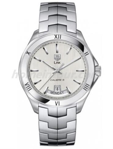 豪雅WAT2013.BA0951男表林肯Link系列-银色表带/表径42mm