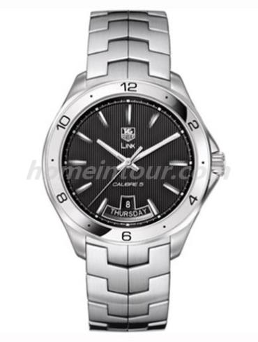 豪雅WAT2010.BA0951男表林肯Link系列-银色表带/表径42mm