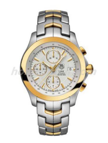 豪雅CJF2150.BB0595男表林肯Link系列-间金色表带/表径42mm