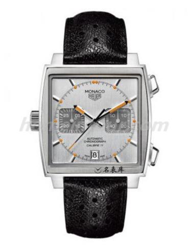 豪雅CAW211C.FC6241男表摩纳哥Monaco系列-黑色表带/表径39mm