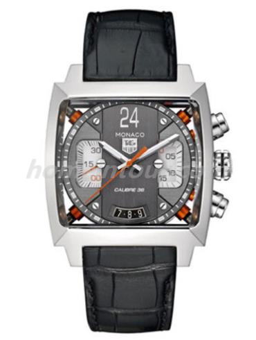 豪雅CAL5112.FC6298男表摩纳哥Monaco系列-黑色表带/表径40.5mm