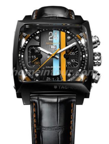 豪雅CAL5110.FC6265男表摩纳哥Monaco系列-黑色表带/表径40.5mm