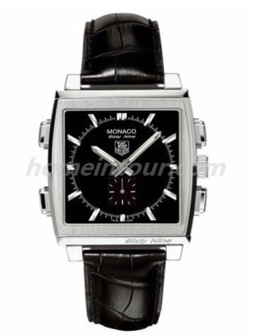 豪雅CW9110.FC6177男表摩纳哥Monaco系列-黑色表带/表径—mm