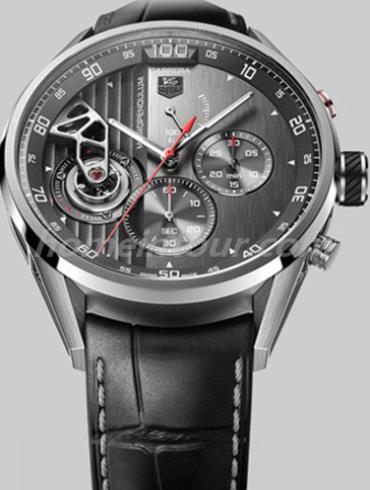 豪雅CAR2B82.FC6339男表卡莱拉Carrera系列-黑色表带/表径45mm