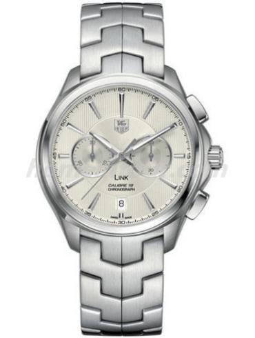 豪雅CAT2111.BA0959男表林肯Link系列-银色表带/表径40mm