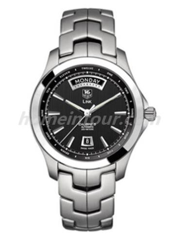 豪雅WJF2010.BA0592男表林肯Link系列-银色表带/表径42mm