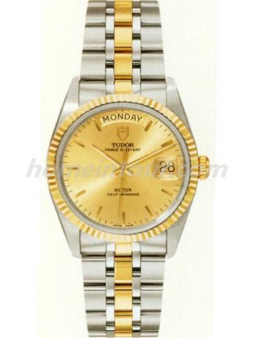 帝舵76213-62483男表海洋王子系列-间金色表带/表径36mm