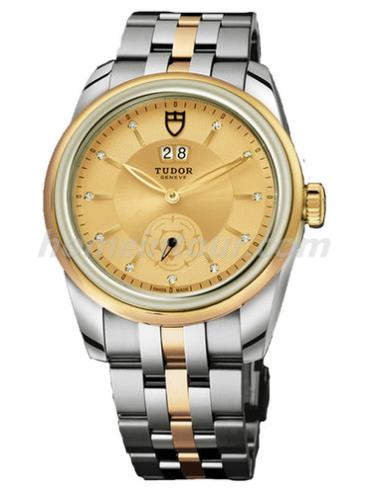 帝舵57003_Gold男表骏珏系列-棕色表带/表径42mm