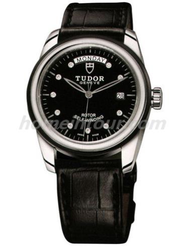 帝舵56010n-lsBlack2男表骏珏系列-黑色表带/表径39mm