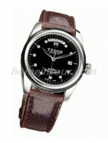 帝舵56010N男表骏珏系列-棕色表带/表径39mm