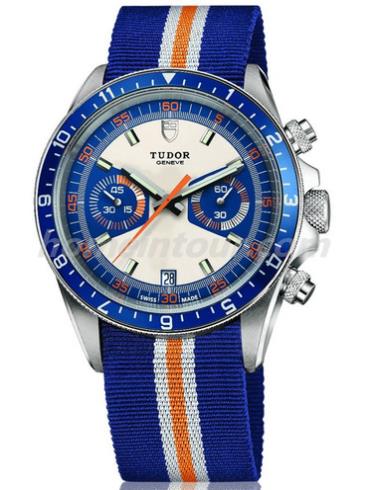 帝舵70330B男表Heritage系列-蓝色表带/表径42mm