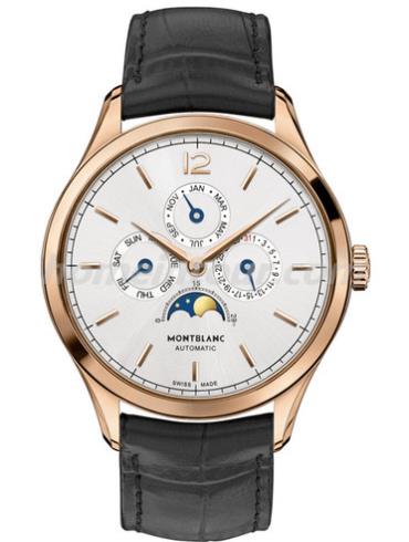 万宝龙U0112535男表传承精密计时系列-黑色表带/表径38~40mm