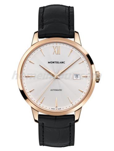 万宝龙U0113705男表大班传承系列-黑色表带/表径39mm