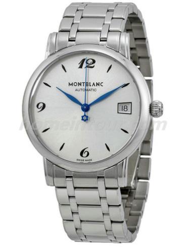 万宝龙111591女表明星系列-银色表带/表径34mm