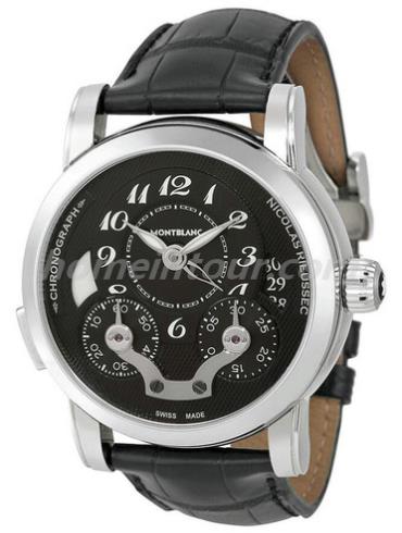 万宝龙106488男表尼古拉斯凯世系列-黑色表带/表径43mm