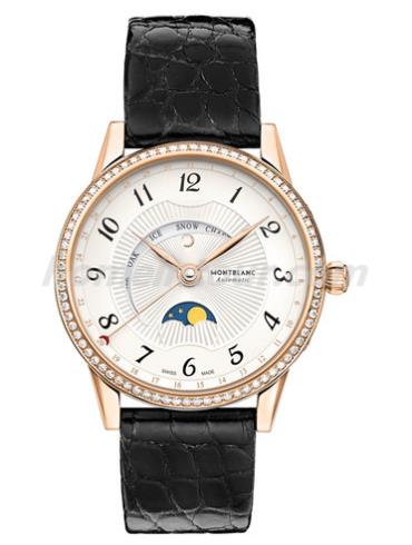 万宝龙U0112554女表宝曦系列-黑色表带/表径36mm