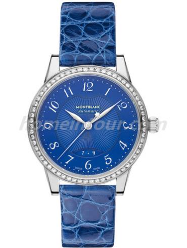 万宝龙U0111291男表宝曦系列-蓝色表带/表径30-37mm