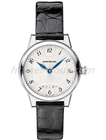 万宝龙U0111206男表宝曦系列-黑色表带/表径27mm