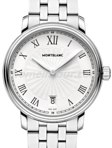 万宝龙U0112636男表传统系列-银色表带/表径30-37mm